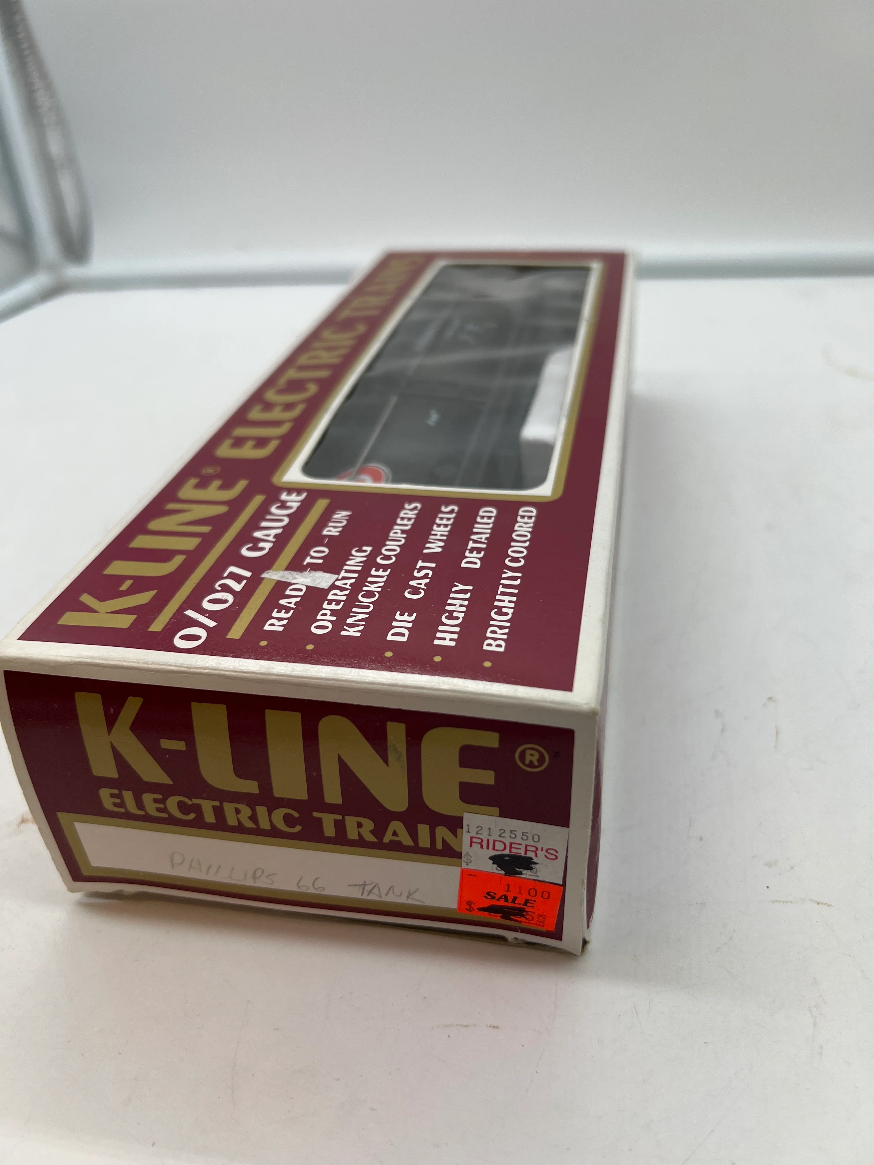 K-Line K5005 SANTA FE PHILLIPS 66 TANK CAR O SCALE Used Excellent - Image 9