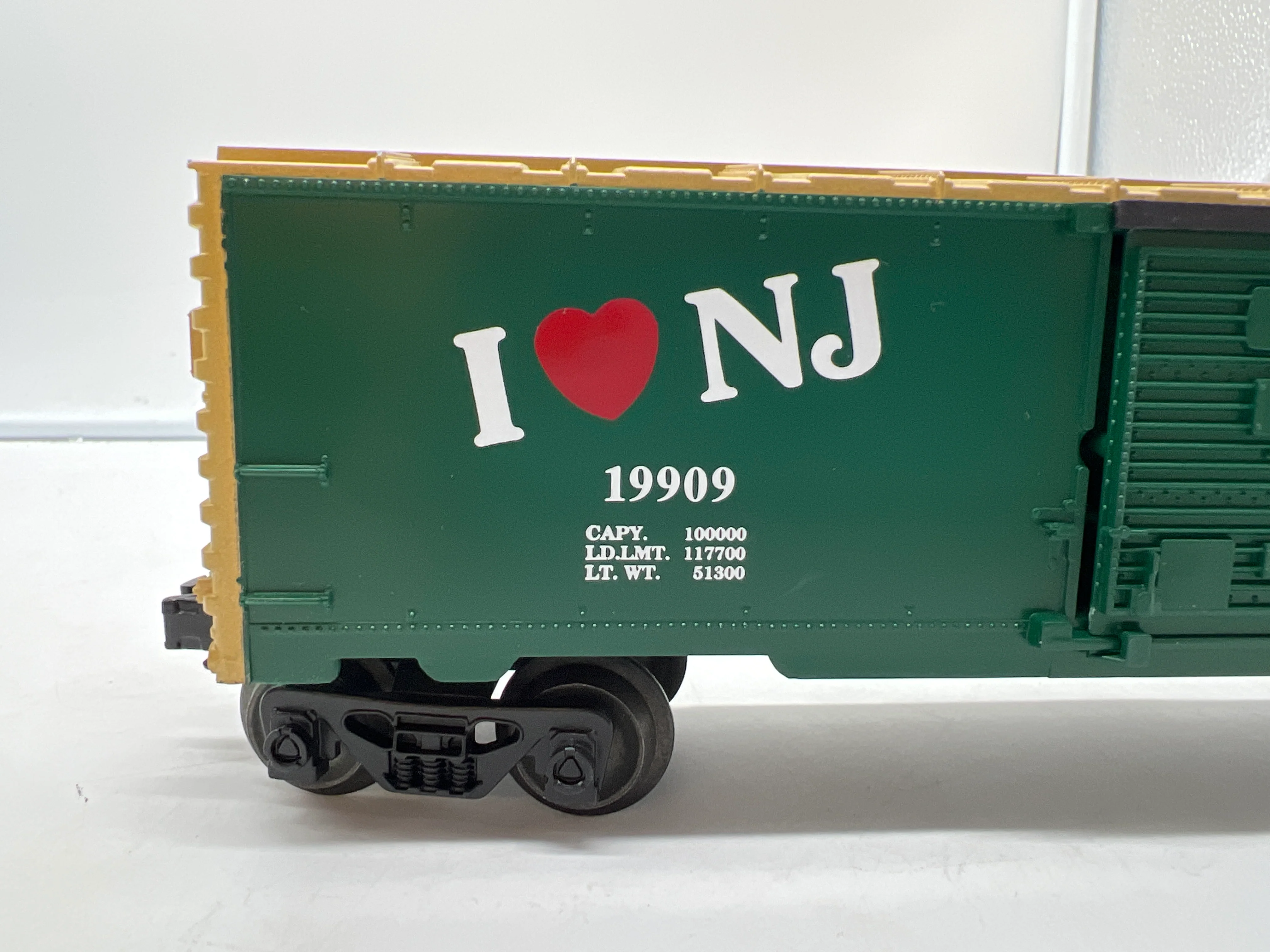 Lionel 6-19909 I love New Jersey boxcar O SCALE Like New - Image 3