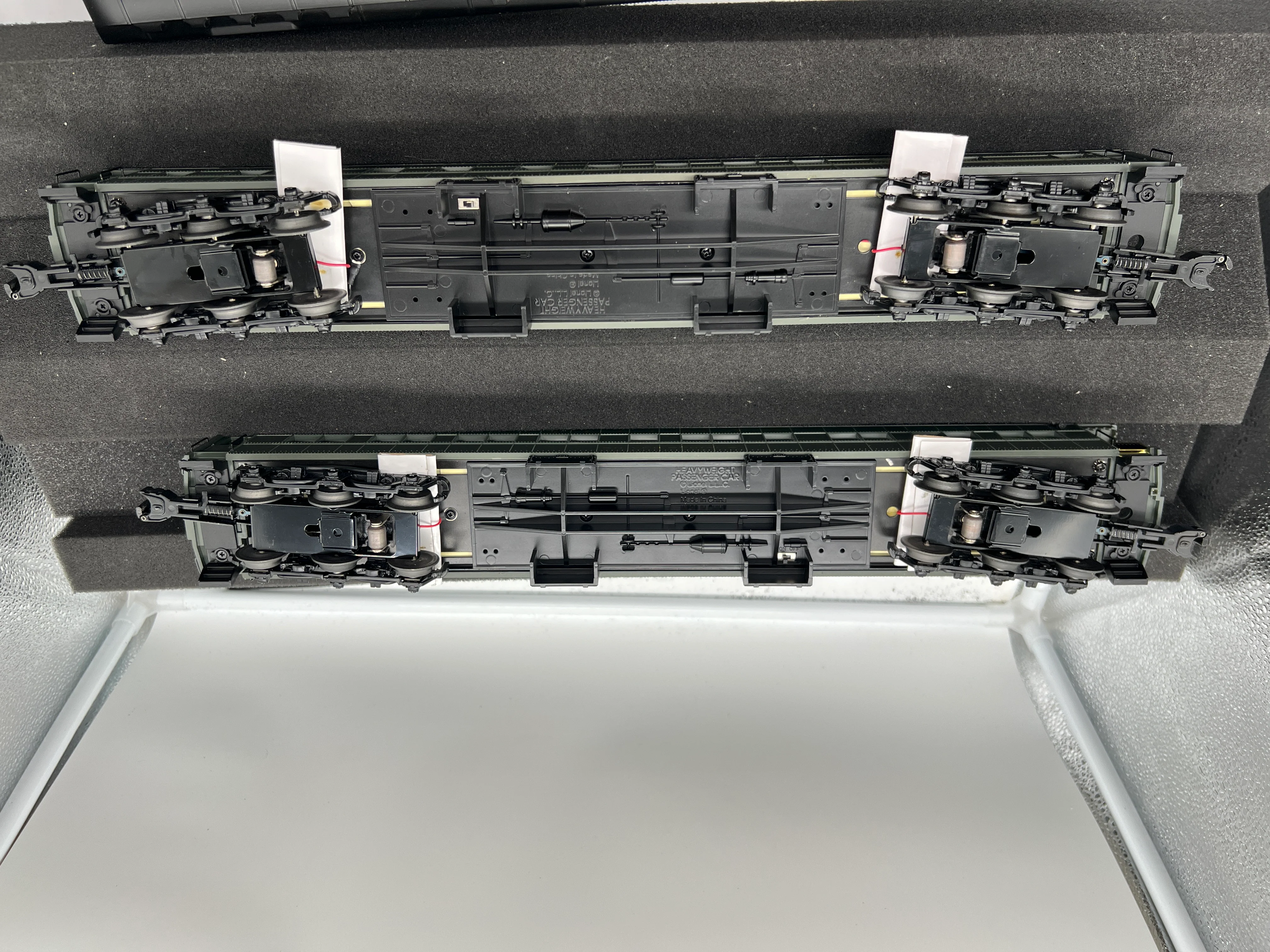 Lionel 6-25503, 6-25504, 6-25505 Santa Fe ATSF Heavyweight Passenger Car Set (Set of 7 18" Cars) California Limited O Scale Like New - Image 16