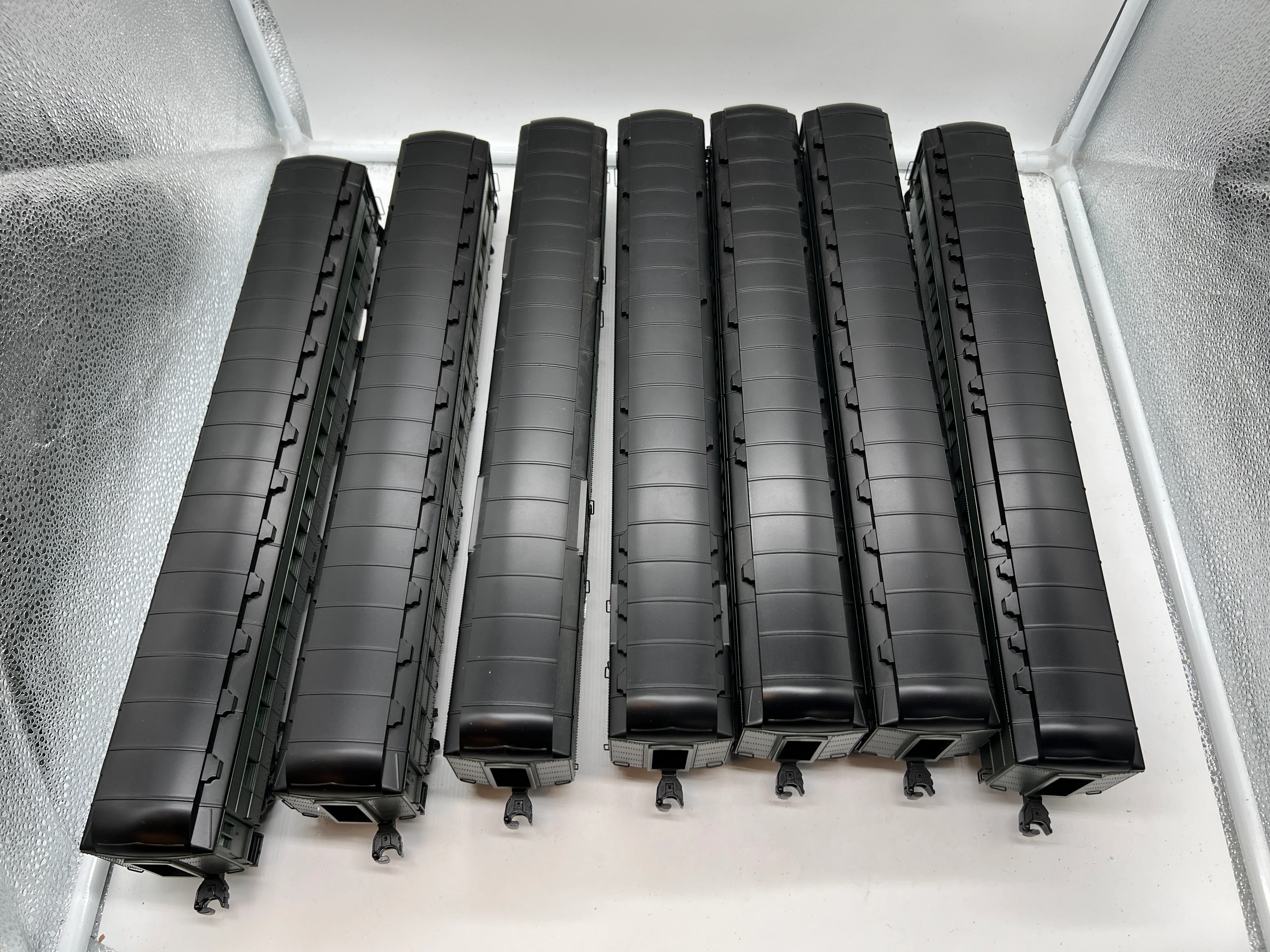 Lionel 6-25503, 6-25504, 6-25505 Santa Fe ATSF Heavyweight Passenger Car Set (Set of 7 18" Cars) California Limited O Scale Like New - Image 36