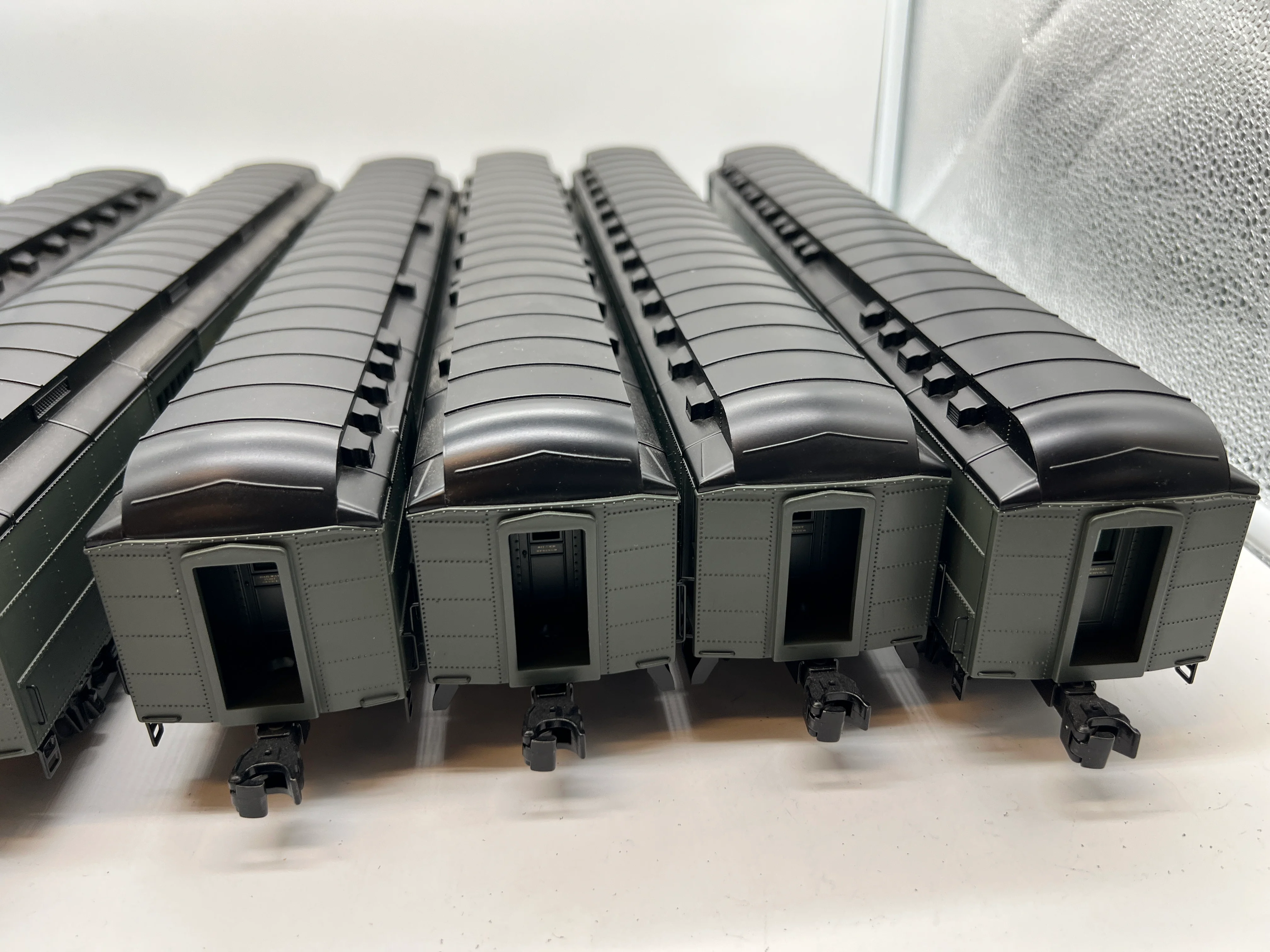 Lionel 6-25503, 6-25504, 6-25505 Santa Fe ATSF Heavyweight Passenger Car Set (Set of 7 18" Cars) California Limited O Scale Like New - Image 38