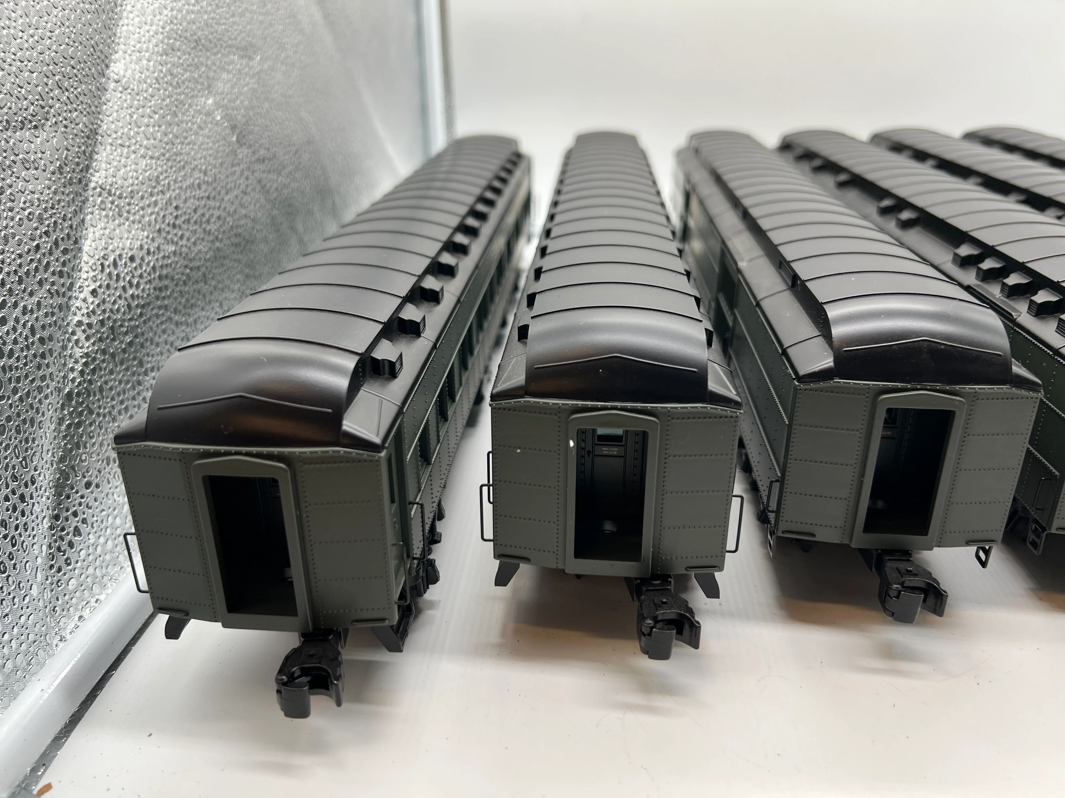 Lionel 6-25503, 6-25504, 6-25505 Santa Fe ATSF Heavyweight Passenger Car Set (Set of 7 18" Cars) California Limited O Scale Like New - Image 39