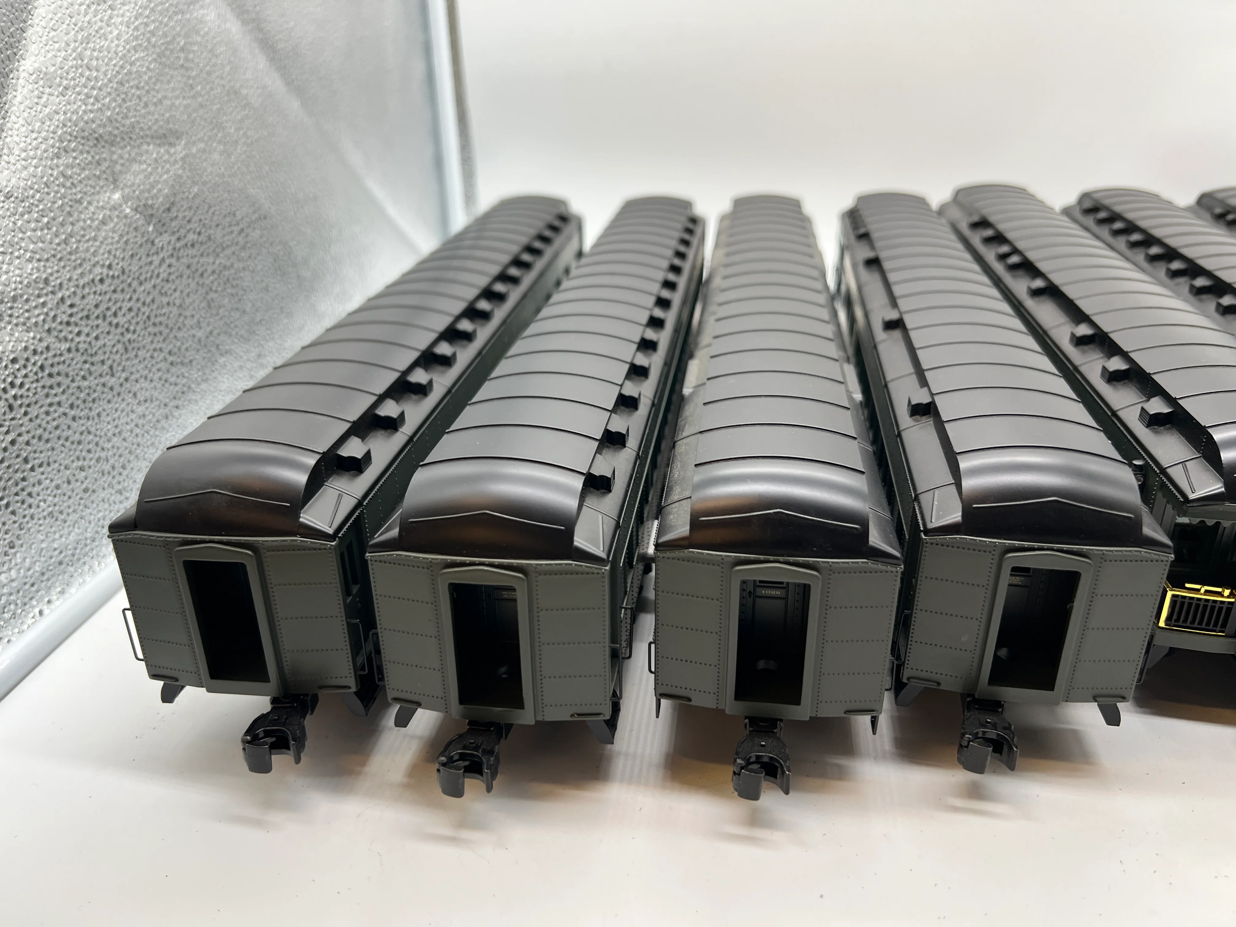 Lionel 6-25503, 6-25504, 6-25505 Santa Fe ATSF Heavyweight Passenger Car Set (Set of 7 18" Cars) California Limited O Scale Like New - Image 41