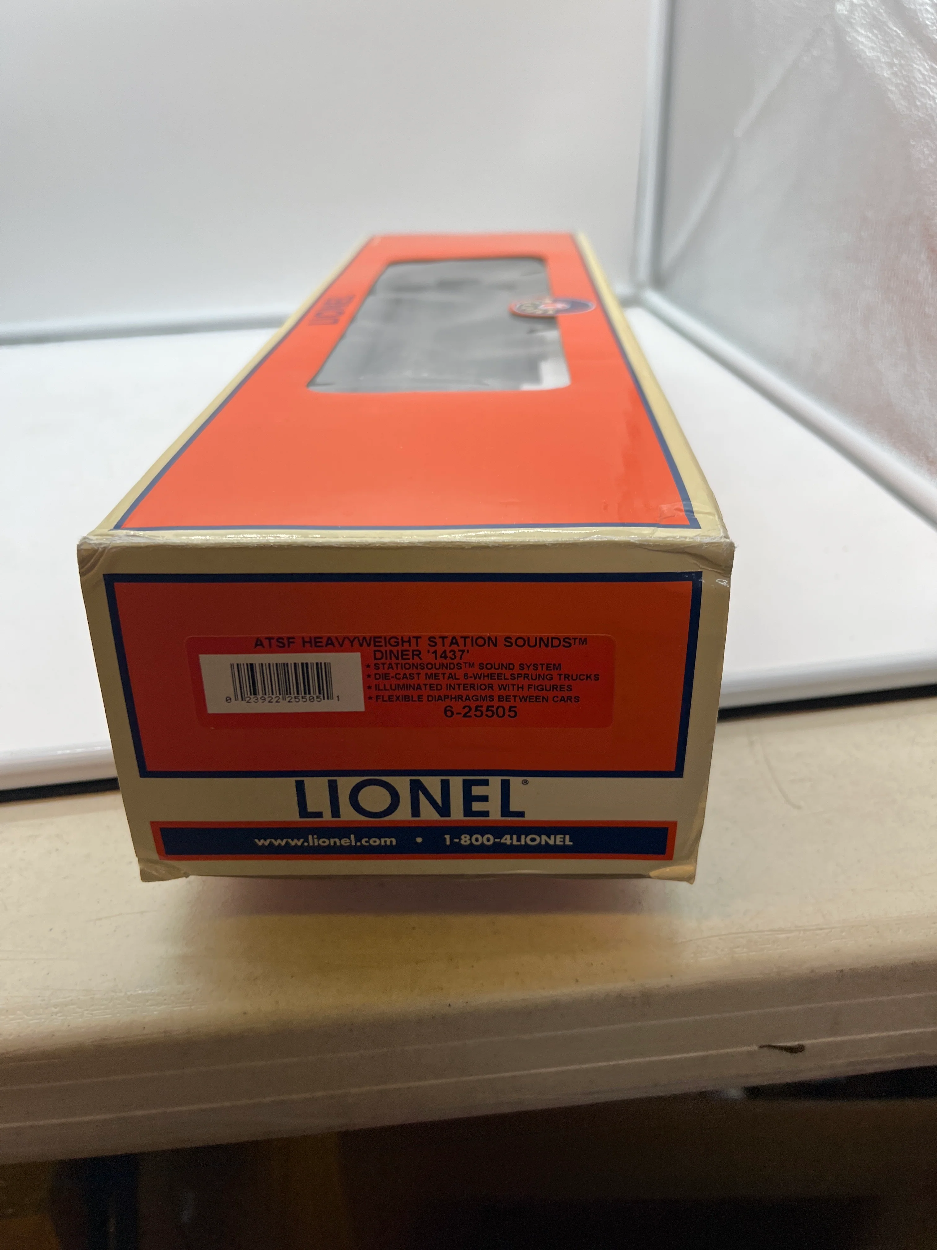 Lionel 6-25503, 6-25504, 6-25505 Santa Fe ATSF Heavyweight Passenger Car Set (Set of 7 18" Cars) California Limited O Scale Like New - Image 45