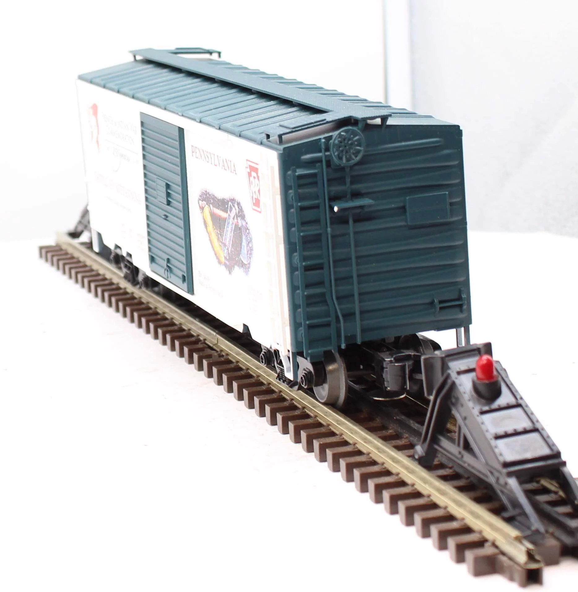 MTH 30-0250 PRR French and Indian War Commemorative War Box Car O Scale Like New limited - Image 5