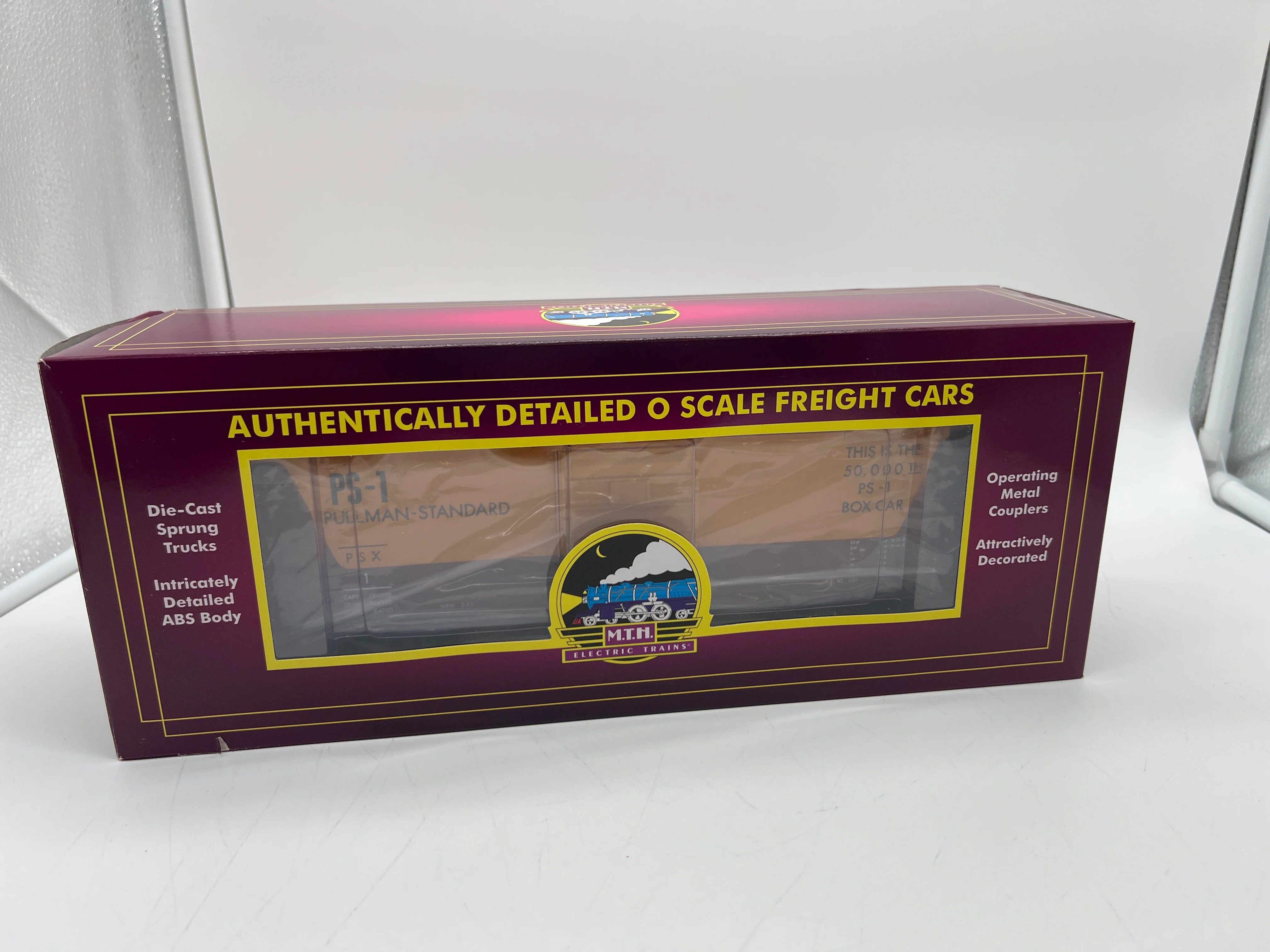 MTH Premier 20-93717 Pullman Standard Box Car - 50,000th car made #PSX 1. O SCALE Like New - Image 8