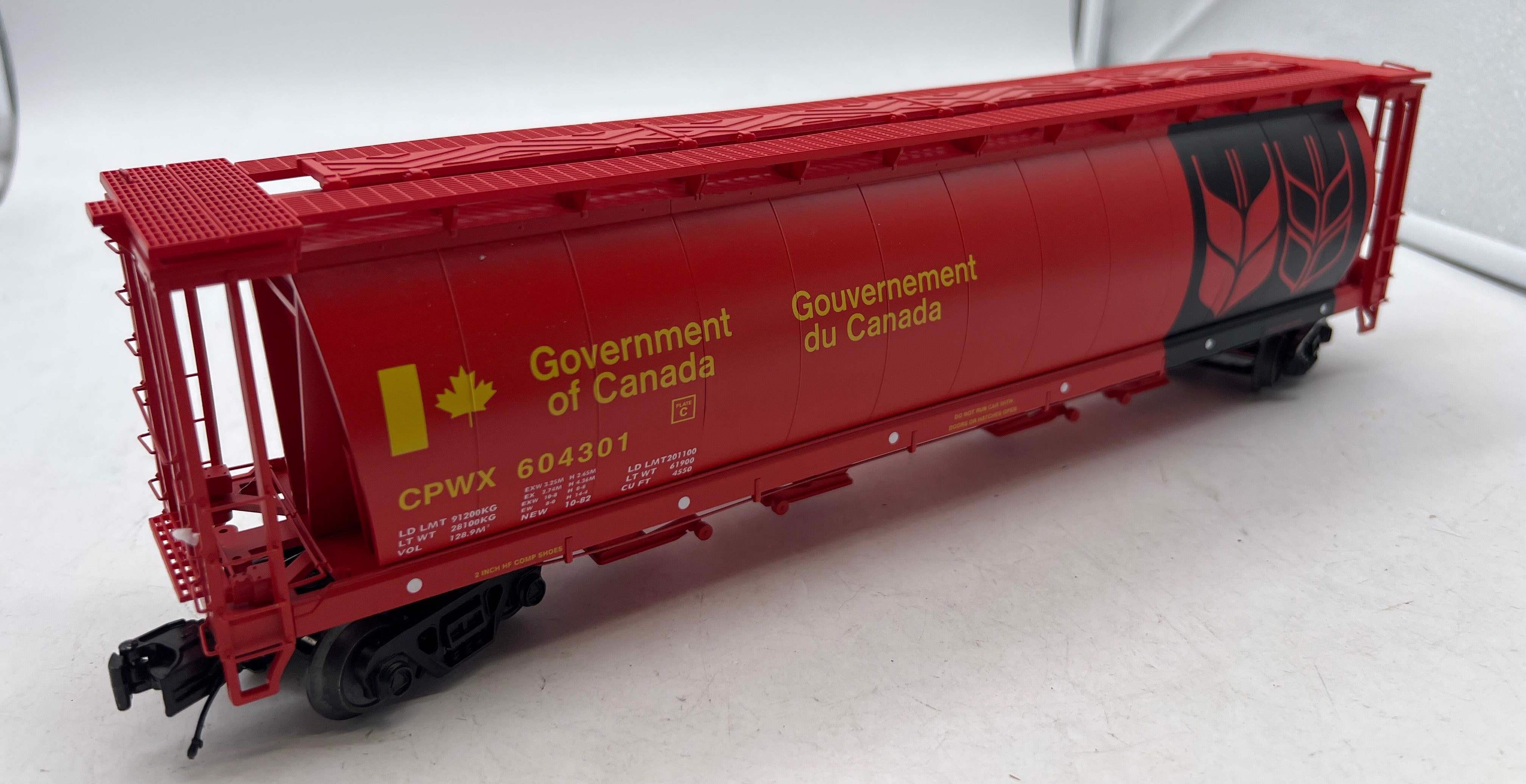 MTH Premier 20-97922 Canadian Wheat 100 Ton Hopper Car 604301 O SCALE Used Excellent - Image 5