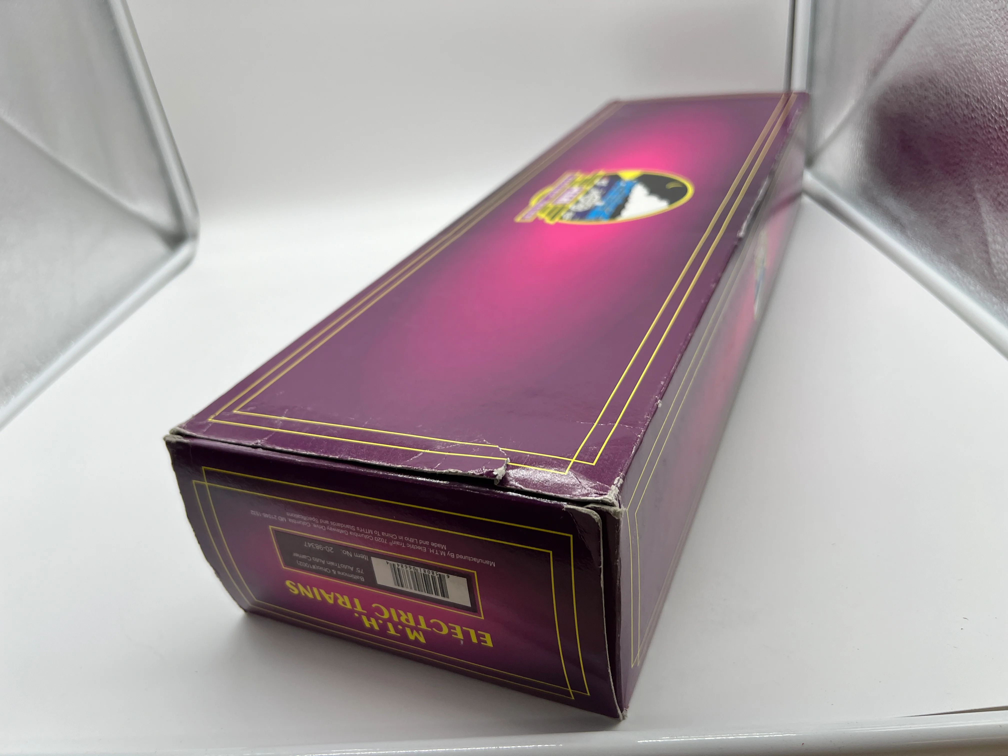 MTH Premier 20-98347 Baltimore & Ohio 75' AutoTrain Auto Carrier #1002. O SCALE Like New Limited Rare - Image 15