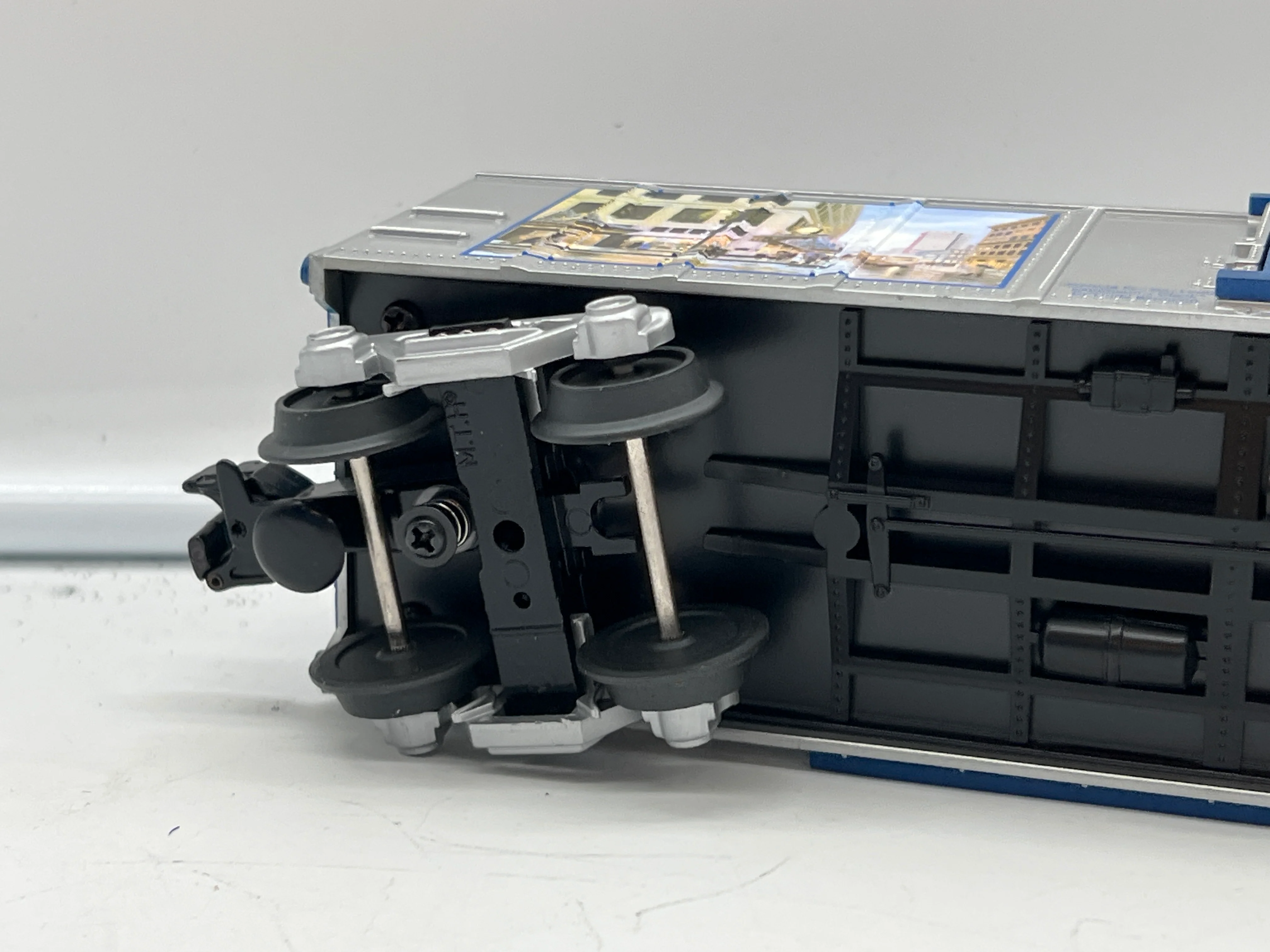 MTH Railking 30-74131 Pittsburgh Christmas Box Car Kaufmann Clock AB O SCALE NEW - Image 5