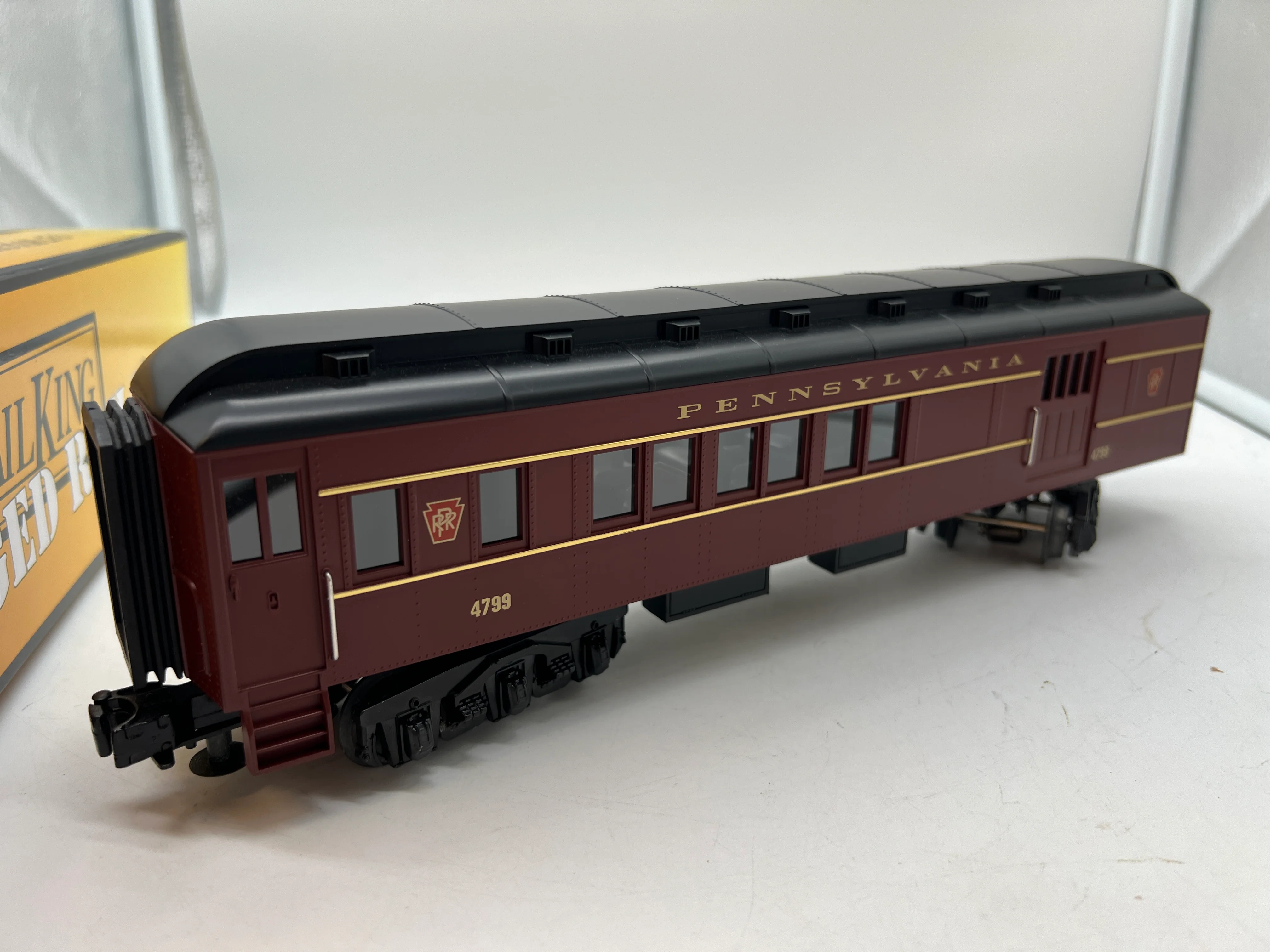 MTH Rugged Rails 33-6246 Pennsylvania O-27 Madison Combine Car #4799. O SCALE Like New - Image 4