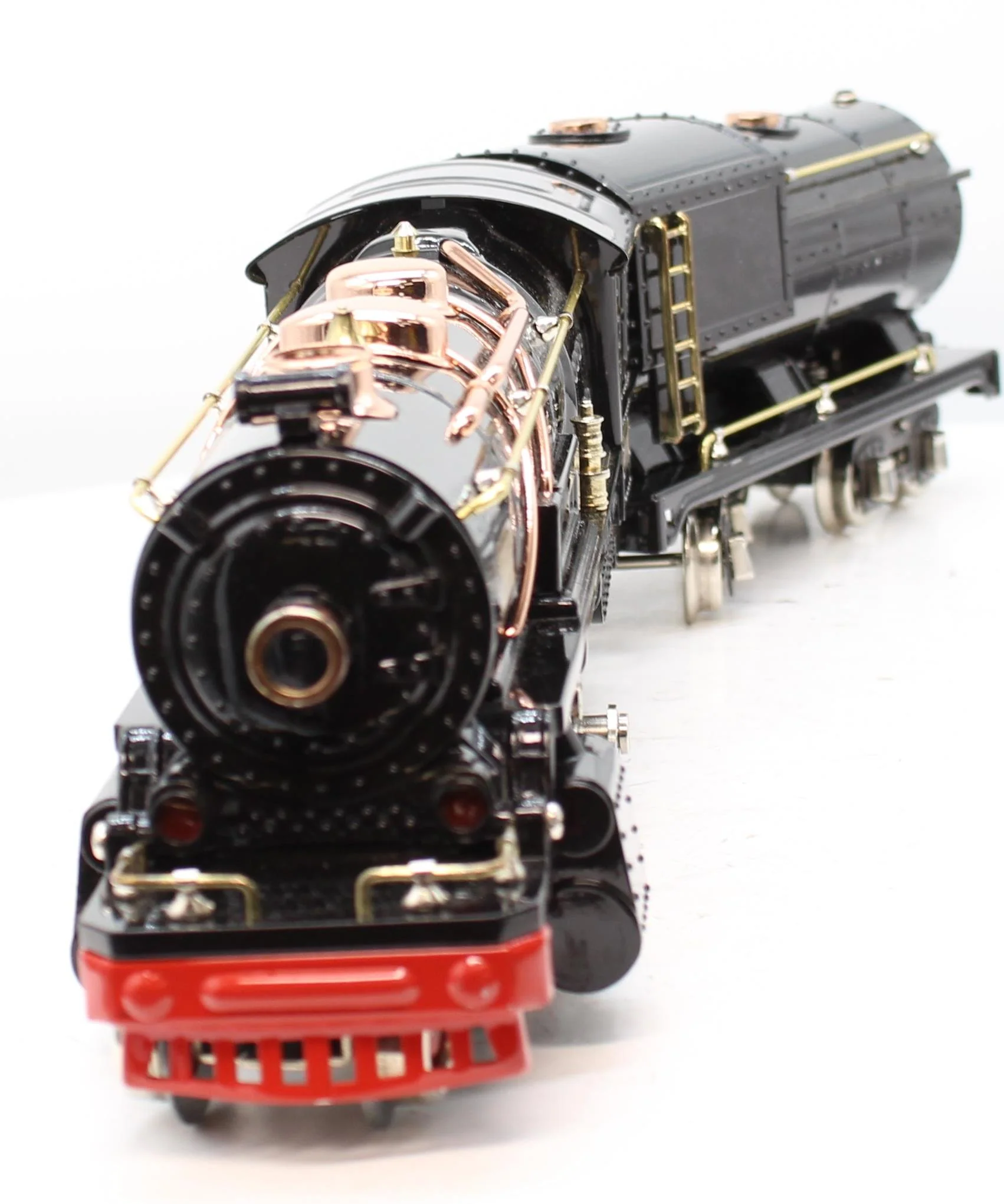 MTH Tinplate 10-3029-1 Black w/Nickel Loco & Tender w/Proto-Sound 2.0 O SCALE Like New No Box - Image 6