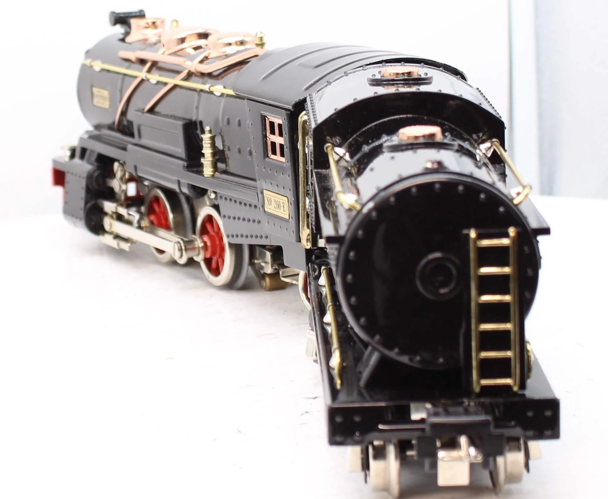 MTH Tinplate 10-3029-1 Black w/Nickel Loco & Tender w/Proto-Sound 2.0 O SCALE Like New No Box - Image 8
