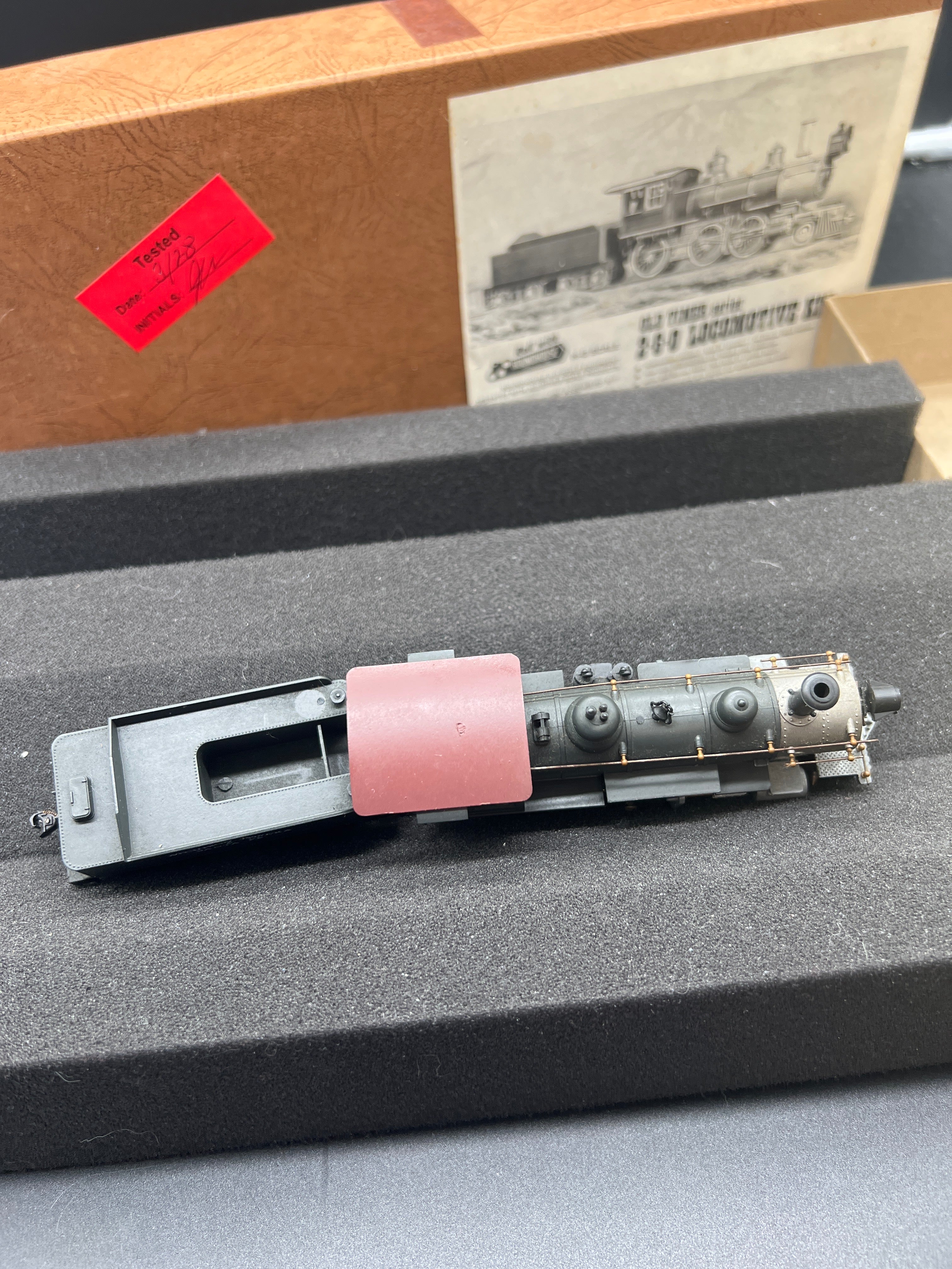 Roundhouse Old Timer Series 494 Santa Fe ATSF 2-6-0 Mogul Steam Engine Assembled HO SCALE VG - Image 4